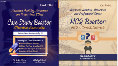 ADVANCED AUDITING, ASSURANCE & PROFESIONAL ETHICS - CASE STUDY BOOSTER + MCQ BOOSTER - CA FINAL B&W MAY 2025/NOV 2025